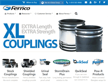 Tablet Screenshot of fernco.com